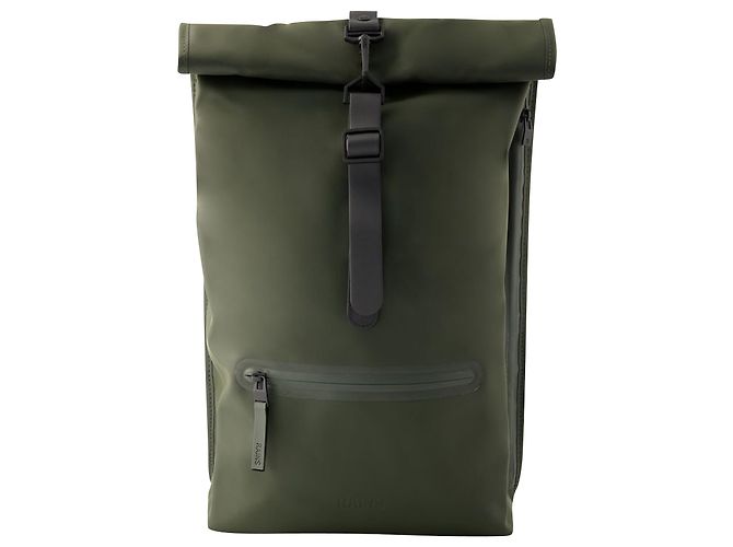 Rolltop-Rucksack – Rains – Synthetisch – Grün
