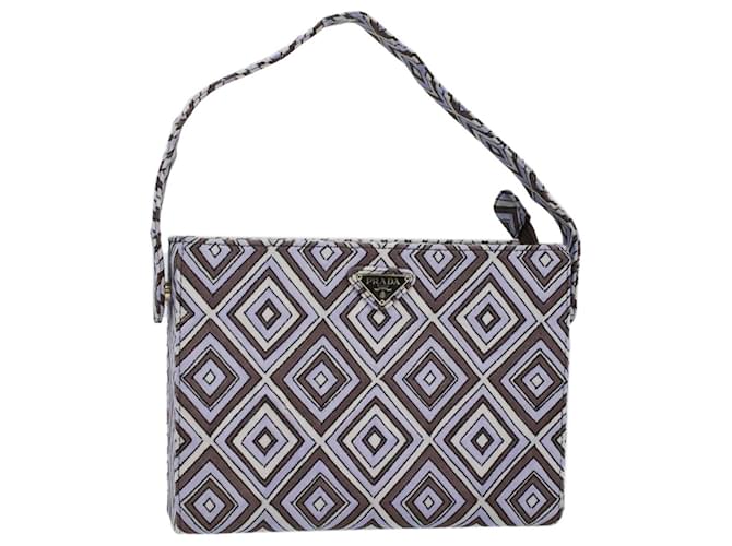 PRADA Shoulder Bag Canvas Purple Auth bs5783 Cloth  ref.956407