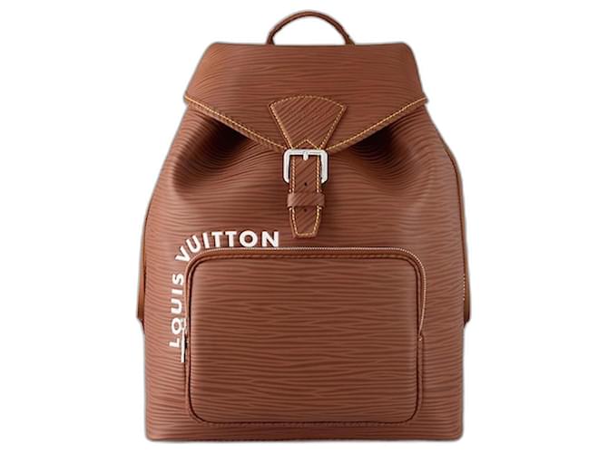 Louis Vuitton LV Montsouris backpack new Brown Leather  ref.956550