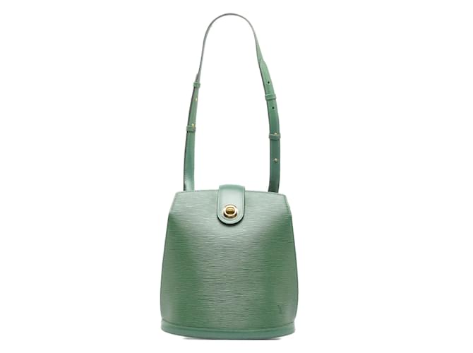 Louis Vuitton Epi Cluny M52254 Green Leather  ref.956569