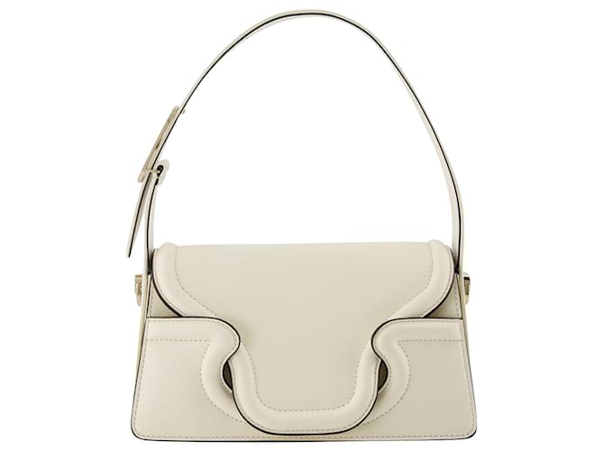 Sculpture Small Handbag - Valentino Garavani - Ivory - Leather White  ref.956786