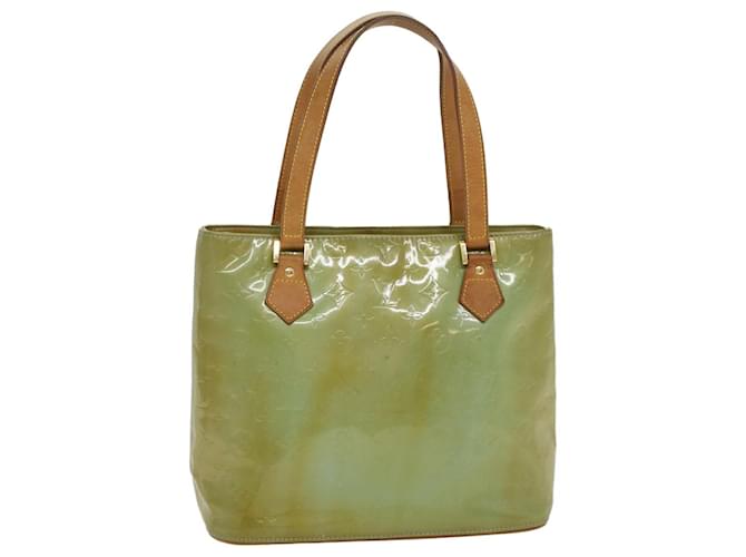 Louis Vuitton Lussac Green Leather Shopper Bag (Pre-Owned)