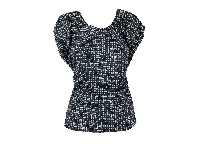 Top estampado de algodón Marni Multicolor 