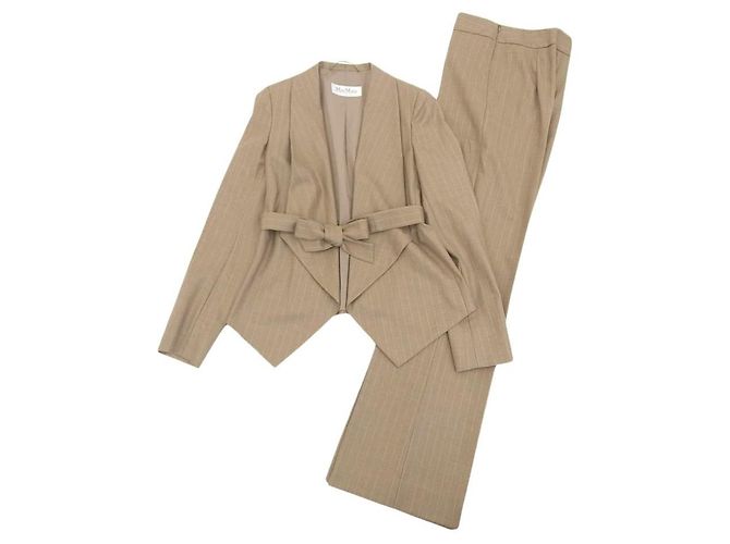 ***Max Mara Pant Suit Beige