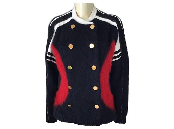 ***Louis Vuitton Mohair Jacket Black White Red Multiple colors