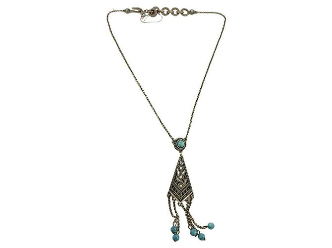 ***Collana con orecchini a clip Christian Dior Multicolore