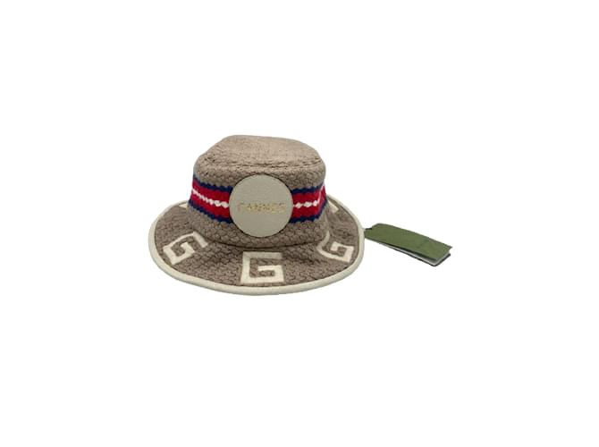 GUCCI  Hats T.cm 58 cotton Beige  ref.957020