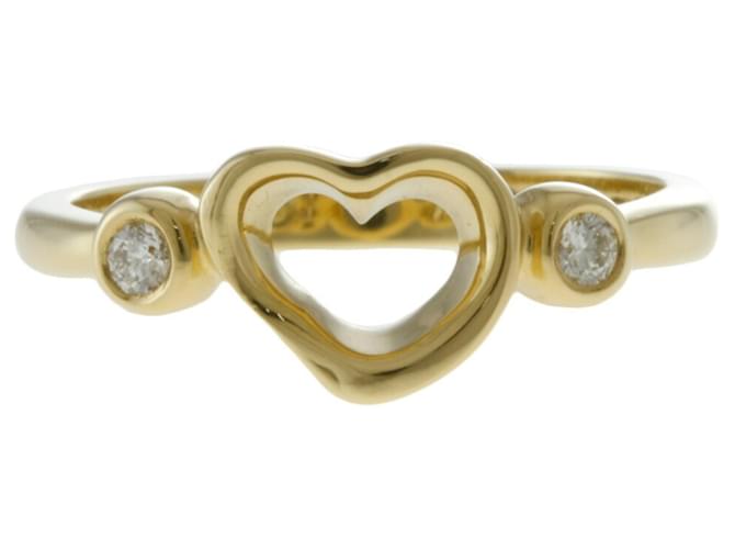 Tiffany & Co corazón abierto Dorado Oro amarillo  ref.957154