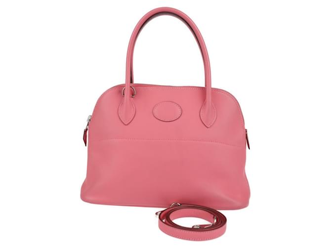 Hermès Bolide Pink Leather  ref.957248