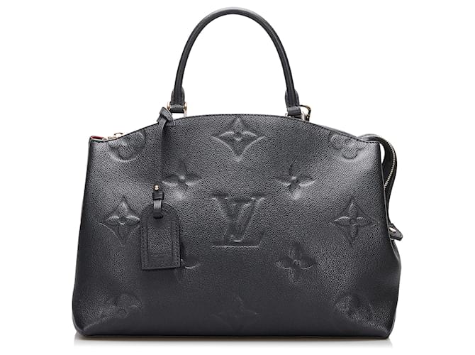 Louis Vuitton Black Monogram Empreinte Giant Palais Leather  ref.957329