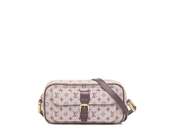 Louis Vuitton Monogram Mini Lin Juliette Crossbody Bag M92219 Red Cloth  ref.957357 - Joli Closet