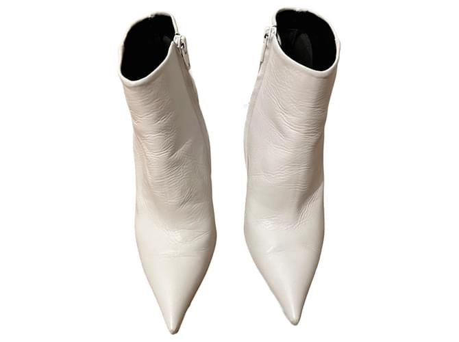 Topshop white ankle on sale boots