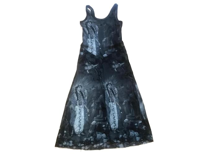 Jean Paul Gaultier Dresses Grey Dark grey Synthetic  ref.957447