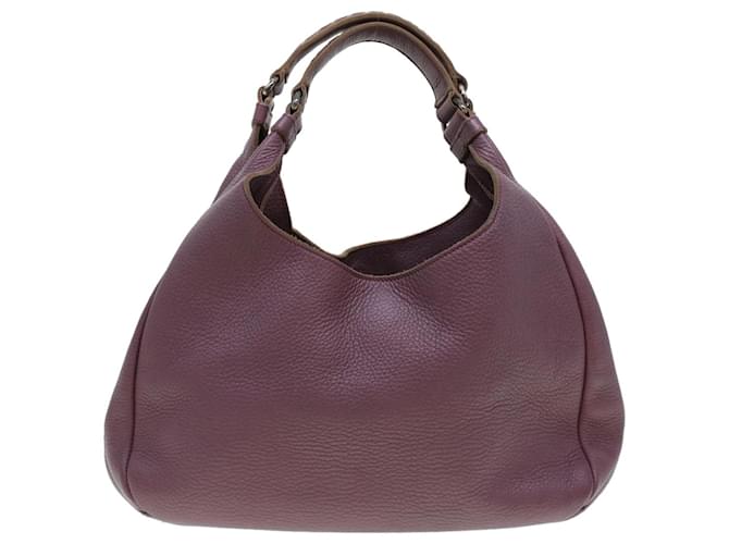 Autre Marque BOTTEGAVENETA Shoulder Bag Leather Purple 125787 Auth yk7225  ref.957518