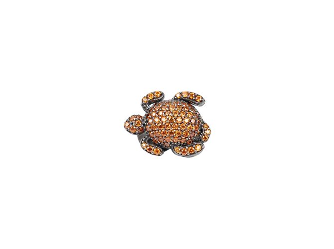 Autre Marque Begum Khan Mini Turte Chapa Naranja