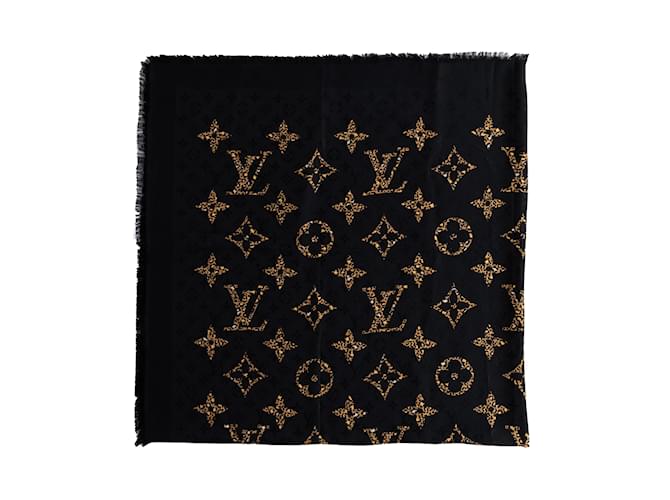 Louis Vuitton Monogram Giant Jungle Shawl Black ref.957576 - Joli Closet