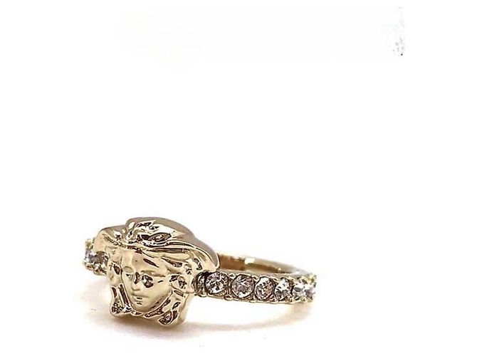 * Anello con logo Medusa VERSACE D'oro