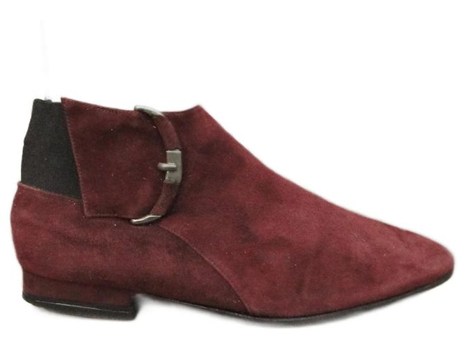 botas tamanho bally 39,5 Bordeaux