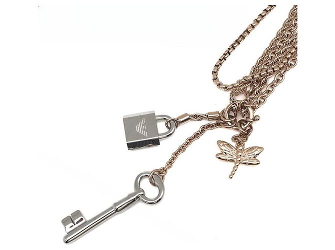 * Collar Emporio Armani Plata Dorado
