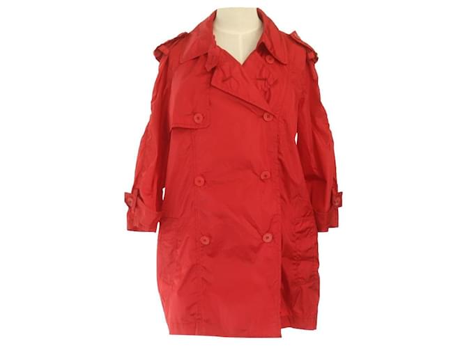 ***Louis Vuitton Lightweight Coat Red Polyester Polyamide  ref.957728