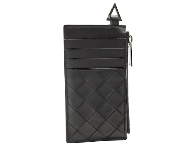 Bottega Veneta Cardholder in Black Leather  ref.957793