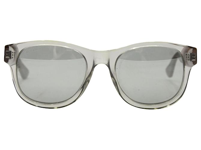 Gucci Wayfarer GG0044SA Sunglasses in Grey Acetate Cellulose fibre  ref.957925