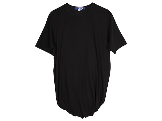 Junya Watanabe Gathered Detail T-shirt in Black Cotton  ref.957943