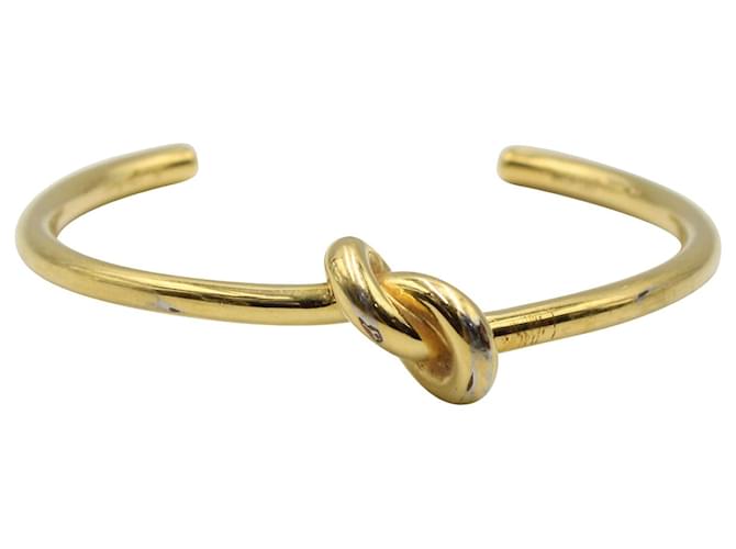 Céline Open Knot Bracelet in Gold Metal Golden  ref.957962