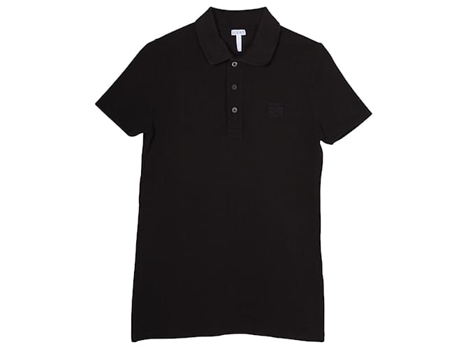 Polo Loewe Anagram de algodón negro  ref.957987