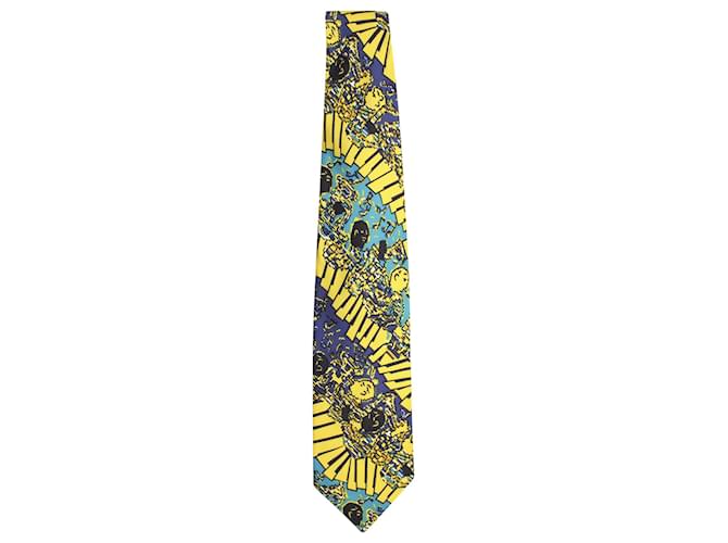 Cravate imprimée Missoni en soie multicolore  ref.958005