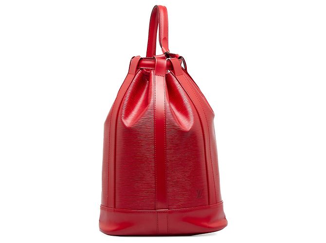Louis Vuitton Red Epi Randonnee PM Rot