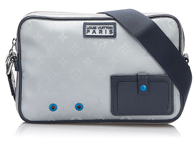 Louis Vuitton Gris Monogram Satellite Alpha Messenger Noir