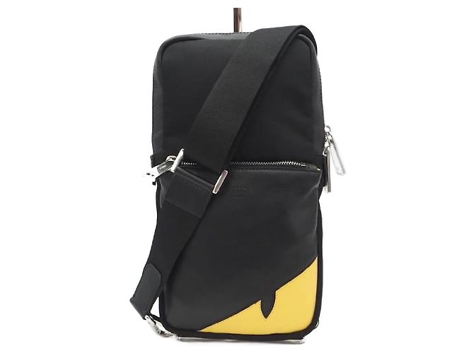 Autre Marque FENDI Bug Eye Gürteltasche Schwarz
