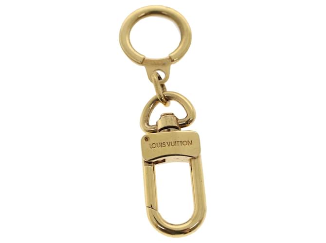 LOUIS VUITTON Anneau Cles Key Holder Metal Gold Tone LV Auth