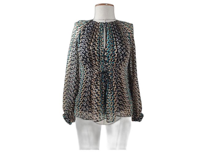 Camicetta di seta Diane Von Furstenberg multicolore