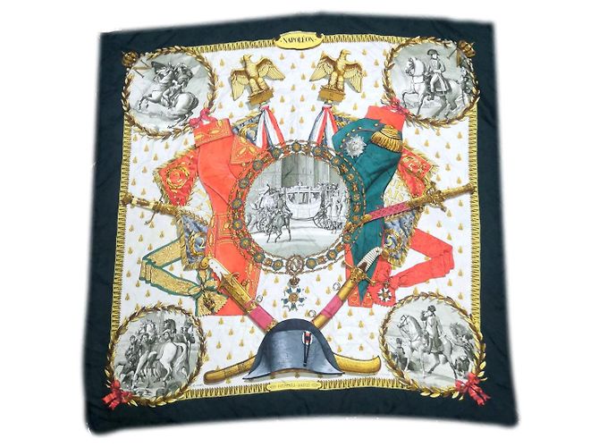 Constance Hermès Echarpes Hermes NAPOLEÃO Por Ledoux Branco