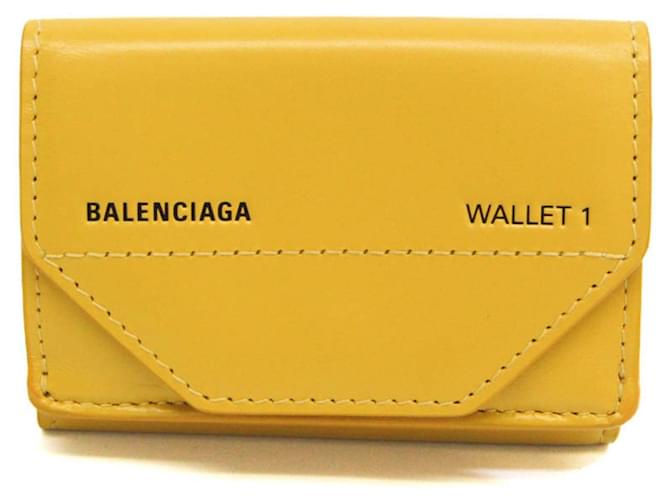 Balenciaga - Amarelo Couro  ref.958800