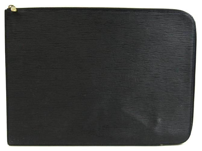 Louis Vuitton Pochette Jour Black Leather  ref.958848
