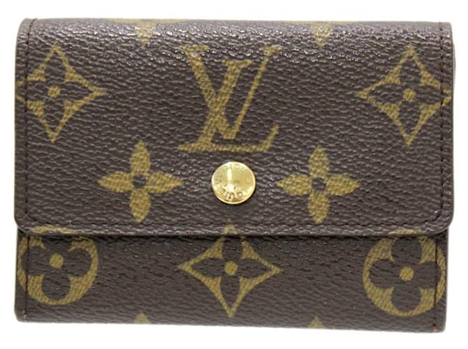 Louis Vuitton Porte-monnaie Brown Cloth  ref.958850