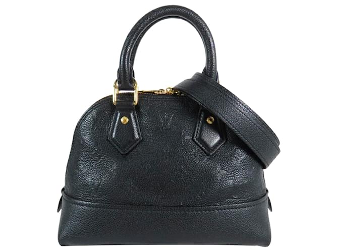 Louis Vuitton Black Monogram Empreinte Neo Alma BB Leather ref.958913 -  Joli Closet