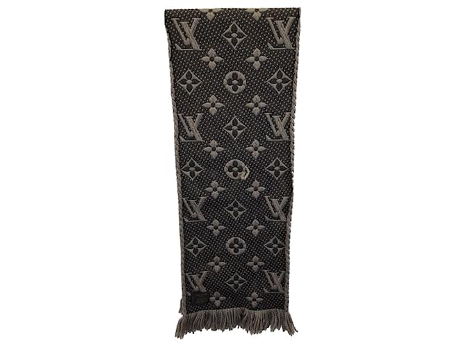 Louis Vuitton Monogram LV Winter Scarf in Brown Wool ref.958980