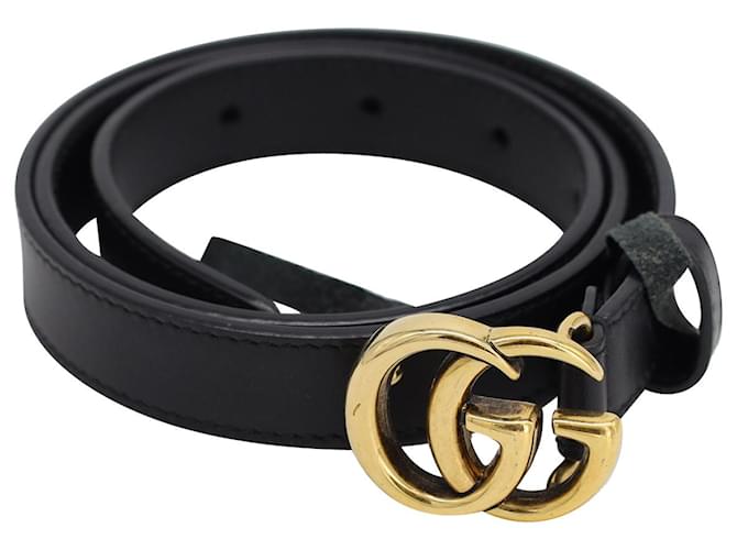 Gucci Leather belt with torchon Double G buckle in 2023