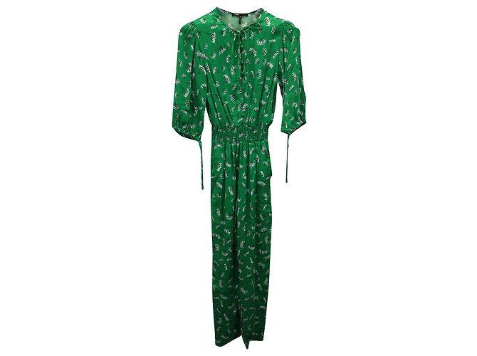 Mono Estampado Maje Viscosa Verde