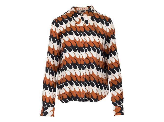 Marni Wave Pattern Shirt Multiple colors