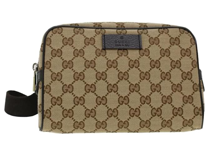 GUCCI GG Canvas Body Bag Outlet Beige 449174 Auth yk7227  ref.959178