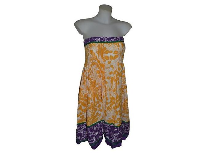 Vestido Sportmax estampado de algodón 44IT Multicolor