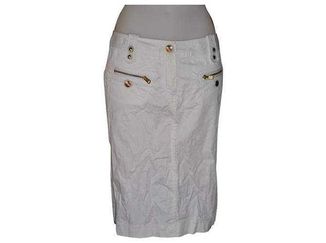 Fay White skirt Cotton  ref.959225