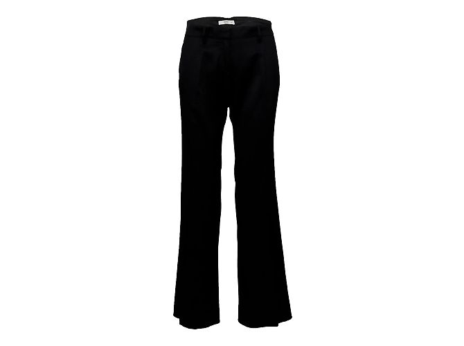 Calças de cetim Prada Pretas Preto