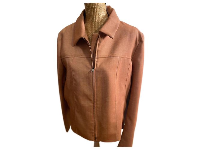 Cos Coral Wool Jacket