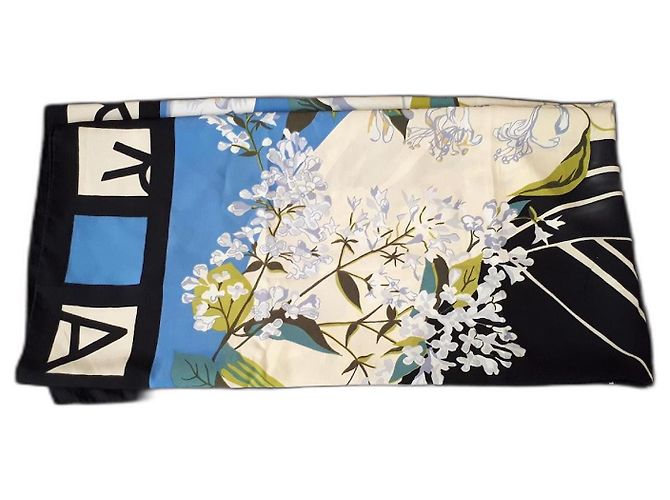 Lanvin Seidenstola Blau